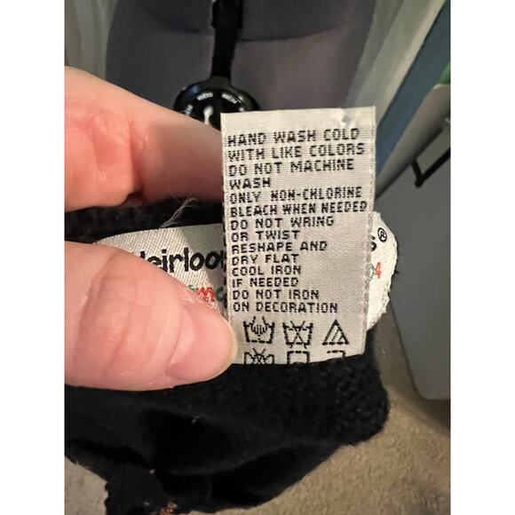 ugly christmas sweater beaded topiaries 1980s - Picture 9 of 10